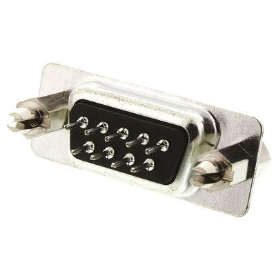 TE Connectivity Amplimite HDP-20 9 Way Through Hole D-sub Connector Plug, 2.77mm Pitch, with 4-40 UNC Female