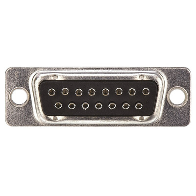 TE Connectivity Amplimite HD-20 15 Way Panel Mount D-sub Connector Plug, 2.77mm Pitch