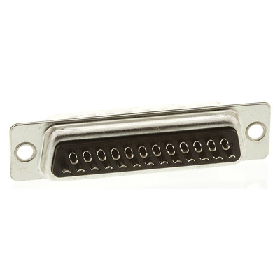 TE Connectivity Amplimite HD-20 25 Way Panel Mount D-sub Connector Plug, 2.77mm Pitch