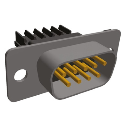 TE Connectivity Amplimite HDE-20 9 Way Cable Mount D-sub Connector Plug, 2.74mm Pitch