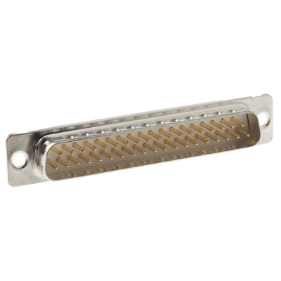 Amphenol FCI 37 Way Panel Mount D-sub Connector Plug, 2.76mm Pitch