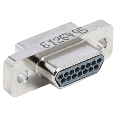 Glenair MWDM 15 Way Panel Mount D-sub Connector Plug