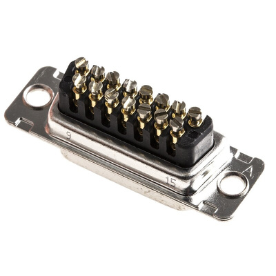 Amphenol L77D 15 Way Cable Mount D-sub Connector Socket, 2.74mm Pitch