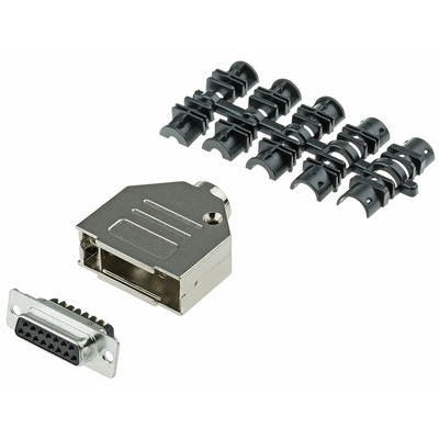 Amphenol ICC 15 Way Cable Mount D-sub Connector Socket