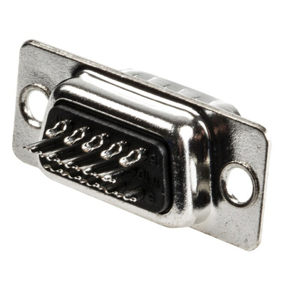 ITT Cannon ZD*A 15 Way Panel Mount D-sub Connector Plug, 2.29mm Pitch