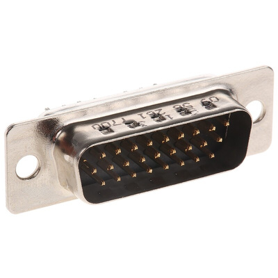 HARTING D-Sub High Density 26 Way Through Hole D-sub Connector Plug, 2.29mm Pitch