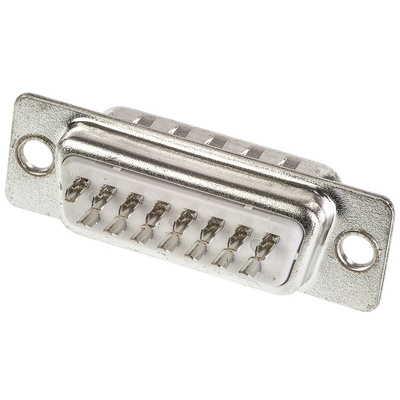 ASSMANN WSW A-DS 15 Way Panel Mount D-sub Connector Plug, 2.77mm Pitch