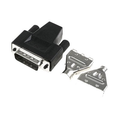 TE Connectivity Amplimite HDP-20 15 Way Cable Mount D-sub Connector