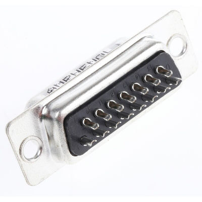 Amphenol SD 15 Way Panel Mount D-sub Connector Plug