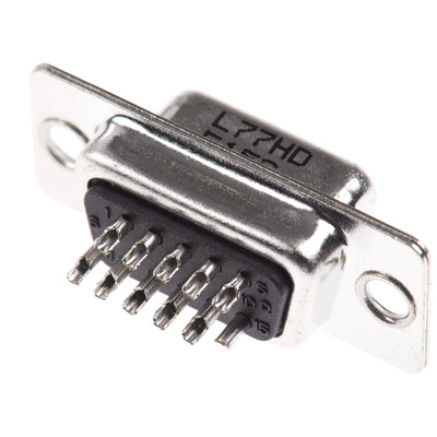 Amphenol HD 15 Way Panel Mount D-sub Connector Socket