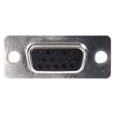 Amphenol HD 15 Way Panel Mount D-sub Connector Socket