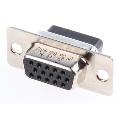 HARTING 15 Way Cable Mount D-sub Connector Socket, 2.29mm Pitch