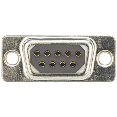 HARTING 9 Way Panel Mount D-sub Connector Socket, 2.77mm Pitch