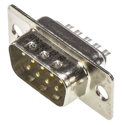 HARTING 9 Way Panel Mount D-sub Connector Plug, 2.77mm Pitch