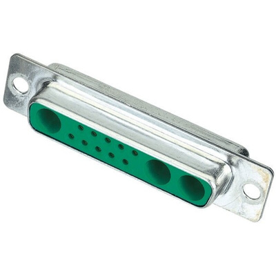 HARTING 13 Way Panel Mount D-sub Connector Socket