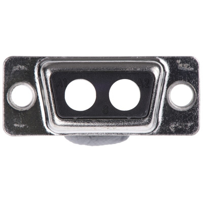HARTING 2 Way Cable Mount D-sub Connector Socket, 6.86mm Pitch