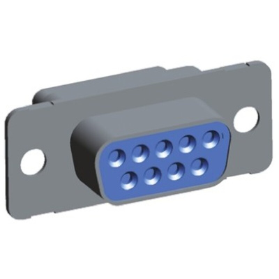 TE Connectivity Amplimite 109 9 Way Cable Mount D-sub Connector Socket