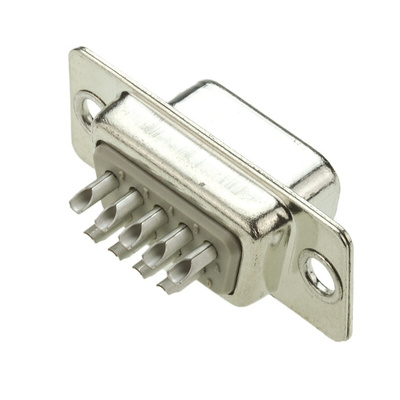 TE Connectivity Amplimite HD-20 9 Way Panel Mount D-sub Connector Socket, 2.74mm Pitch
