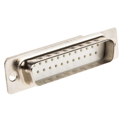 MH Connectors MHD 25 Way Cable Mount D-sub Connector Plug, 2.77mm Pitch