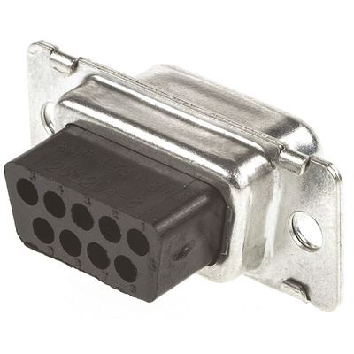 TE Connectivity Amplimite HDP-20 9 Way Cable Mount D-sub Connector Plug