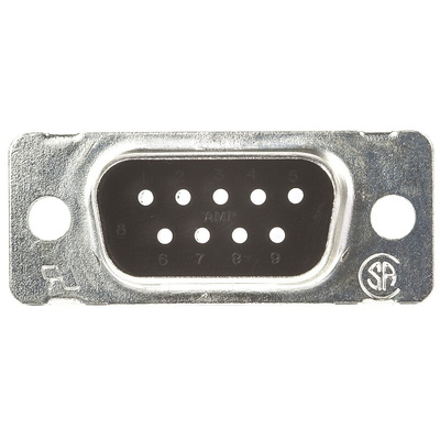 TE Connectivity Amplimite HDP-20 9 Way Cable Mount D-sub Connector Plug