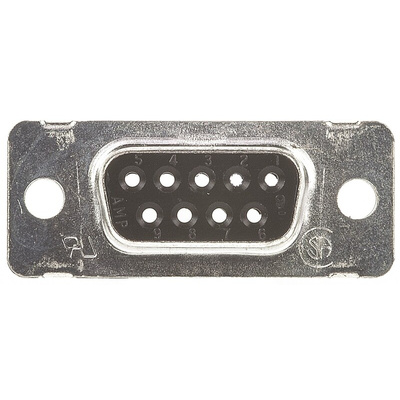TE Connectivity Amplimite HDP-20 9 Way Cable Mount D-sub Connector