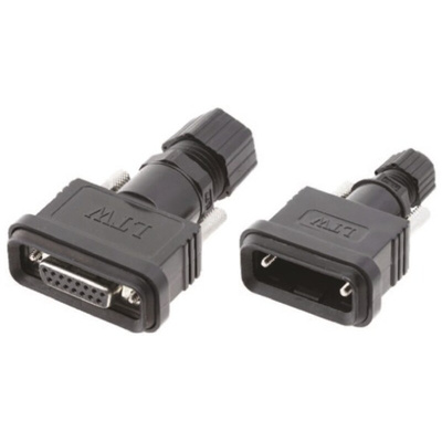 MH Connectors SDB 9 Way Cable Mount D-sub Connector Socket