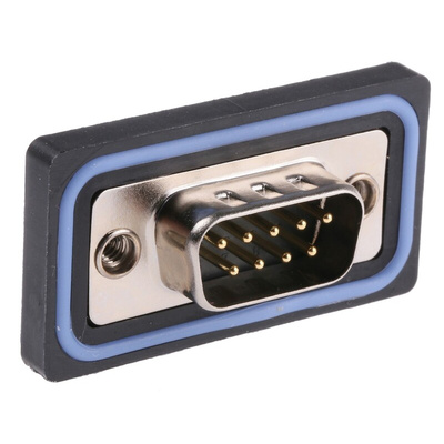 MH Connectors SDB 9 Way Panel Mount D-sub Connector Plug