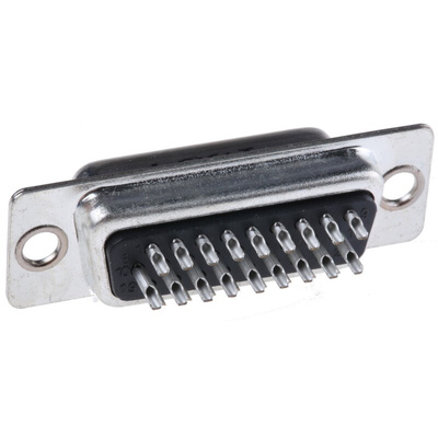 Amphenol ICC 26 Way Panel Mount D-sub Connector Socket, 2.29mm Pitch