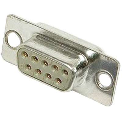 HARTING 9 Way Cable Mount D-sub Connector Socket, 2.77mm Pitch