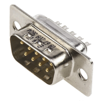 HARTING 9 Way Panel Mount D-sub Connector Plug, 2.77mm Pitch
