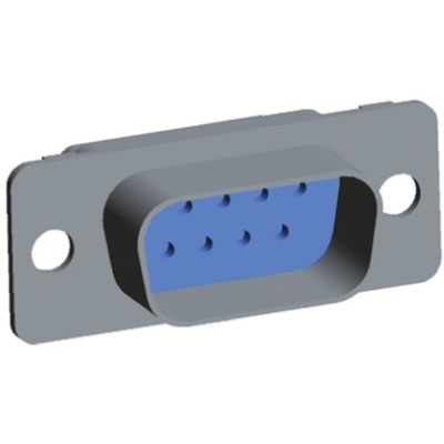 TE Connectivity Amplimite 109 9 Way Cable Mount D-sub Connector Plug