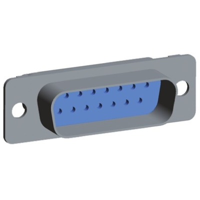 TE Connectivity Amplimite 109 15 Way Cable Mount D-sub Connector Plug