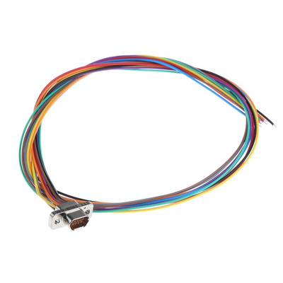 ITT Cannon MDM 9 Way Cable Mount D-sub Connector Socket, 1.27mm Pitch
