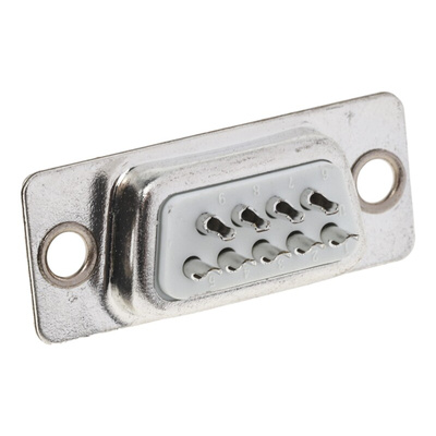 Wurth Elektronik 618 9 Way Cable Mount D-sub Connector Socket, 2.77mm Pitch