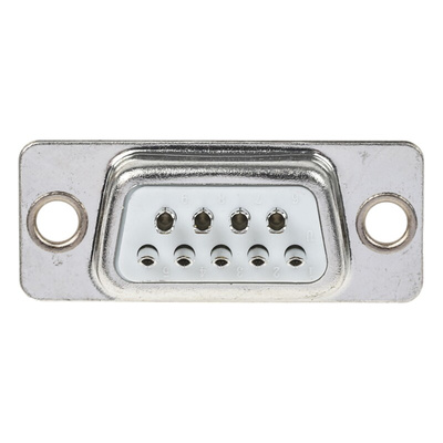 Wurth Elektronik 618 9 Way Cable Mount D-sub Connector Socket, 2.77mm Pitch