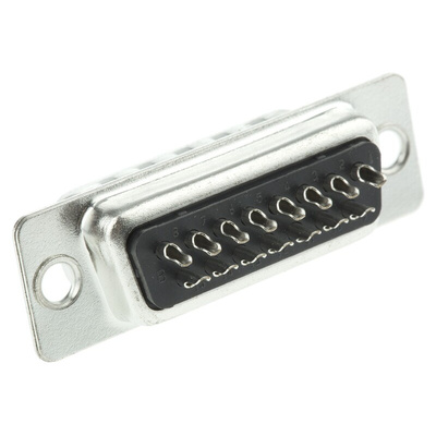 MH Connectors MHDB 15 Way Cable Mount D-sub Connector Plug, 2.77mm Pitch