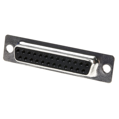 MH Connectors MHDB 25 Way Cable Mount D-sub Connector Socket, 2.77mm Pitch