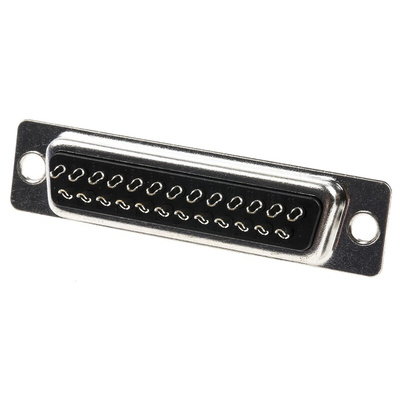 MH Connectors MHDB 25 Way Cable Mount D-sub Connector Socket, 2.77mm Pitch
