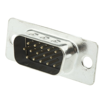 MH Connectors MHDDS 15 Way Cable Mount D-sub Connector Plug, 2.99mm Pitch