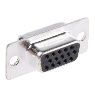 MH Connectors MHDDS 15 Way Cable Mount D-sub Connector Socket, 2.99mm Pitch