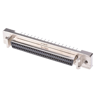 TE Connectivity Amplimite .050 III 68 Way D-sub Connector, 1.27mm Pitch, with Latchblocks