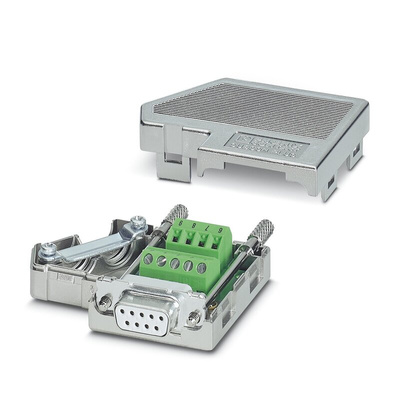 Phoenix Contact SUBCON-PLUS 9 Way 35 ° Cable Mount D-sub Connector Socket