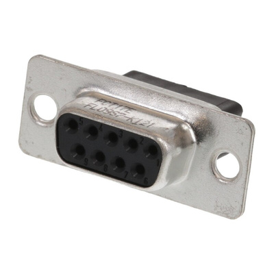 FCT from Molex FL 9 Way Cable Mount D-sub Connector Socket, 2.84mm Pitch