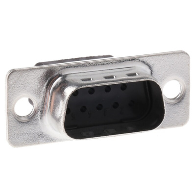 FCT from Molex FL 9 Way Cable Mount D-sub Connector Plug, 2.84mm Pitch