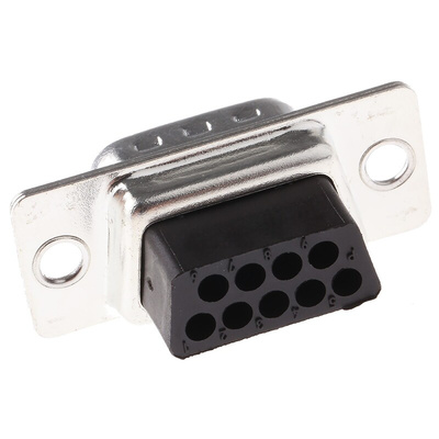 FCT from Molex FL 9 Way Cable Mount D-sub Connector Plug, 2.84mm Pitch