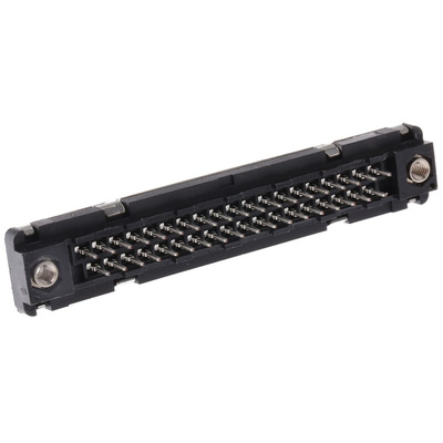 Amphenol ICC Delta D 37 Way Through Hole D-sub Connector Plug, 2.76mm Pitch, with M3 Inserts