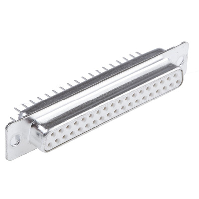 Amphenol ICC D 37 Way Through Hole D-sub Connector Socket, 2.76mm Pitch