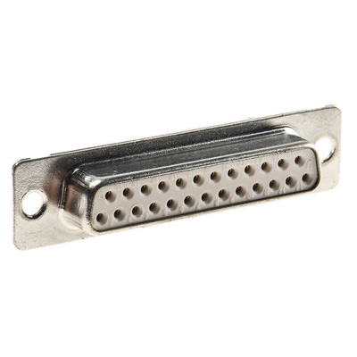 Amphenol ICC D 25 Way Through Hole D-sub Connector Socket, 2.76mm Pitch