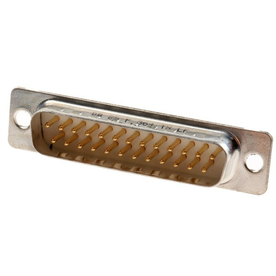 Amphenol ICC D 25 Way Through Hole D-sub Connector Plug, 2.76mm Pitch